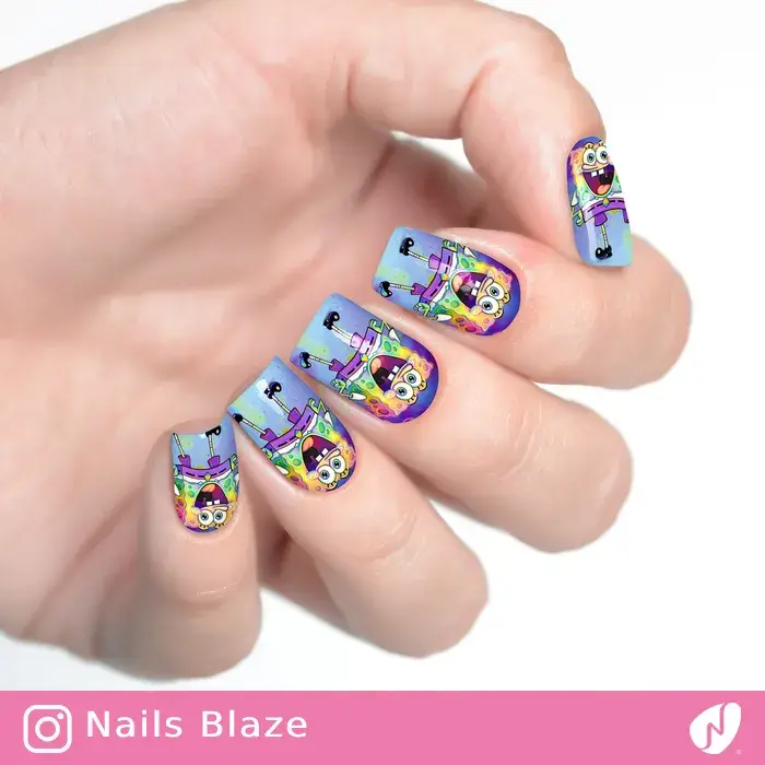 Spongebob | Cartoon Nails - NB42